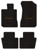 Lloyd Berber Front & Rear Mats for '80-85 Fleetwood W/Gold on Black Cadillac