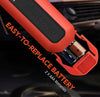 ETENWOLF T300 Digital Tire Pressure Gauge 3-200 PSI, Industrial Tire Gauge Calibrated to ANSI B40.7 Grade 2A(Plus-Minus 0.5%), Replaceable AAA Batteries (Vivid Orange)