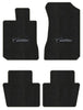 Lloyd Berber Front & Rear Mats for '71-73 Calais W/Silver on Black Cadillac