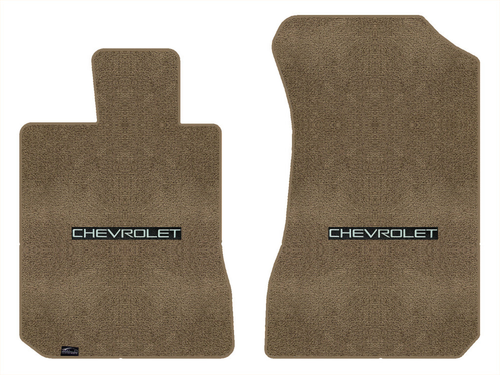 Lloyd Ultimat Front Carpet Mats for '96-98 Chevy Tracker W/Chevy Silver on Black