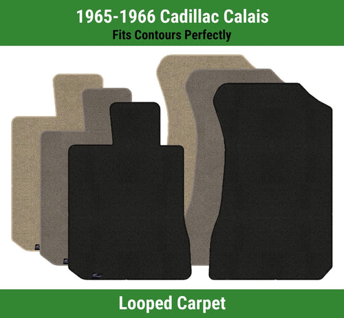 Lloyd Classic Loop Front Row Carpet Mats for 1965-1966 Cadillac Calais