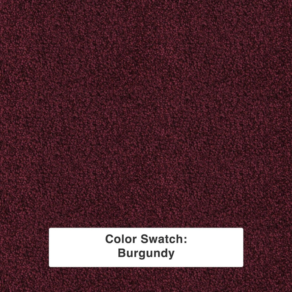 Lloyd Luxe Front & Rear Carpet Mats for '90-94 Chevy Lumina W/Chevy Red on Black
