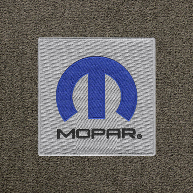 Lloyd Luxe Front & Rear Carpet Mats for '93-94 Dodge Colt W/Blue M-Mopar Logo