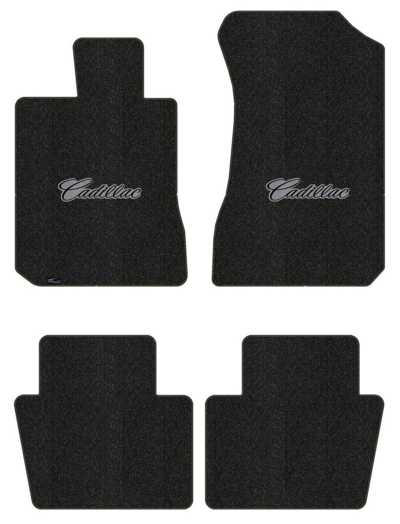 Lloyd Berber Front & Rear Mats for '71-73 Calais W/Black on Gray Cadillac