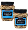 2 Packs Kirkland Unsalted Whole Fancy Cashews 2.5 Lbs Jar