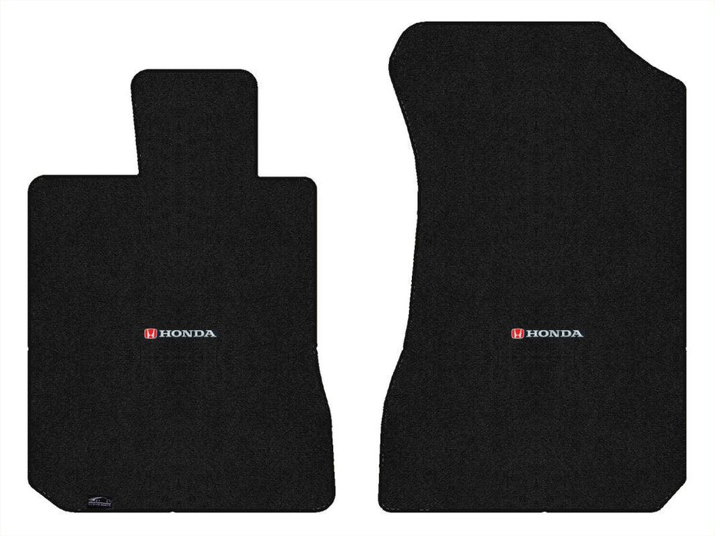 Lloyd Ultimat Front Mats for '80-81 Accord W/Red & Black Honda H & Word Combo