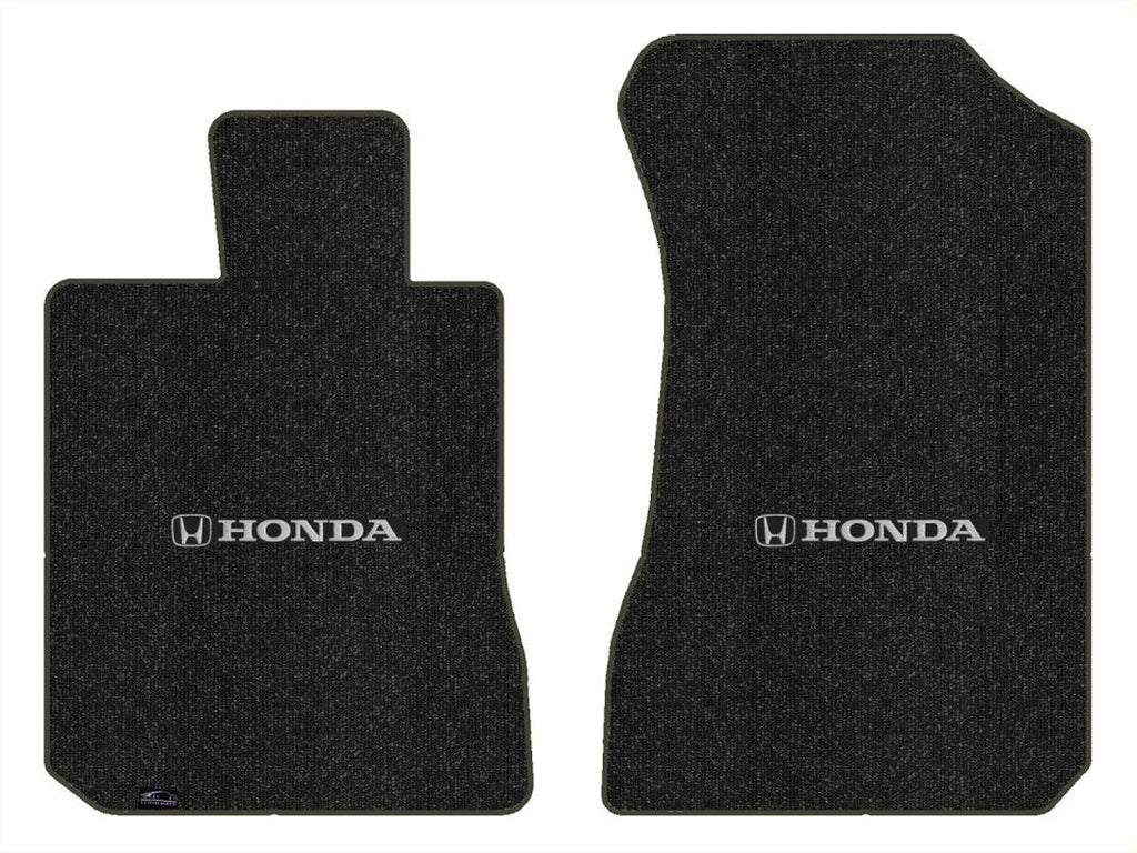 Lloyd Berber Front Mats for '86-87 Accord W/Silver & Black Honda H & Word Combo