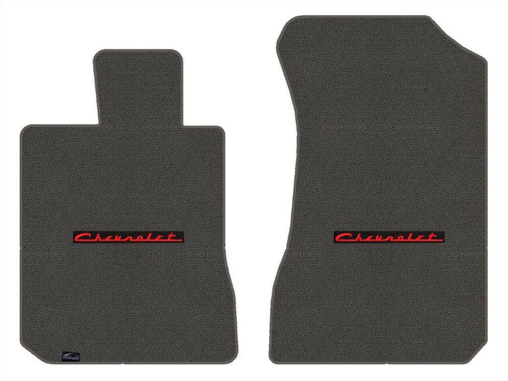 Lloyd Classic Loop Front Mats for '69-71 Chevy Bel Air W/Red on Black Chevy