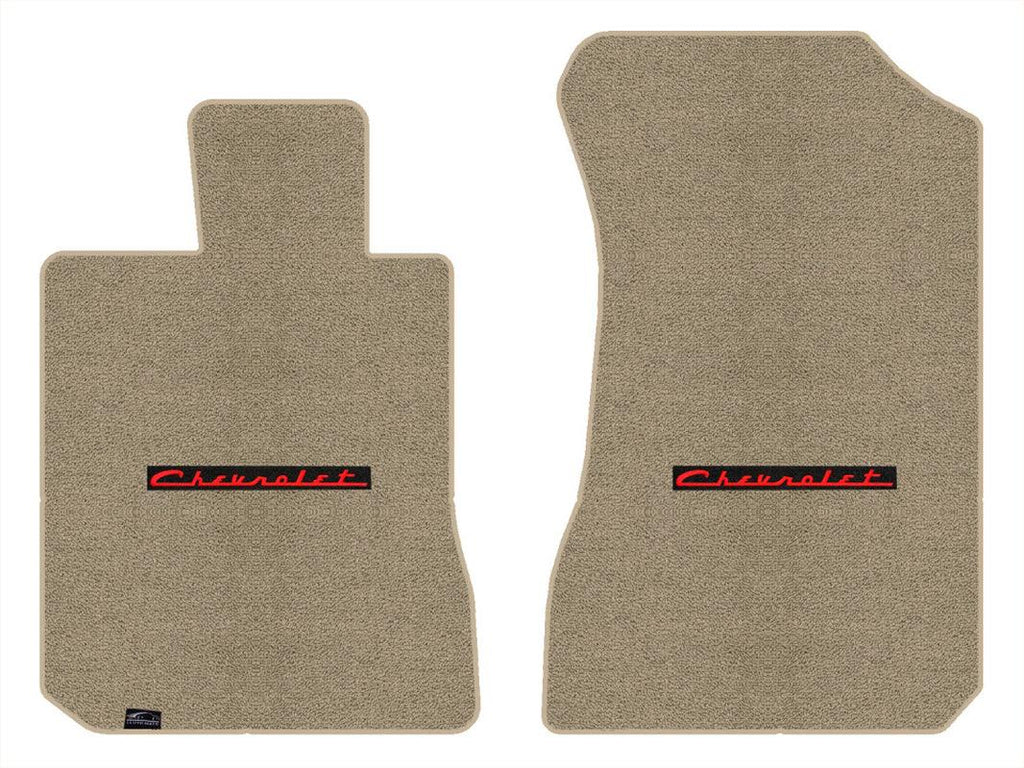 Lloyd Classic Loop Front Mats for '69-71 Chevy Bel Air W/Red on Black Chevy