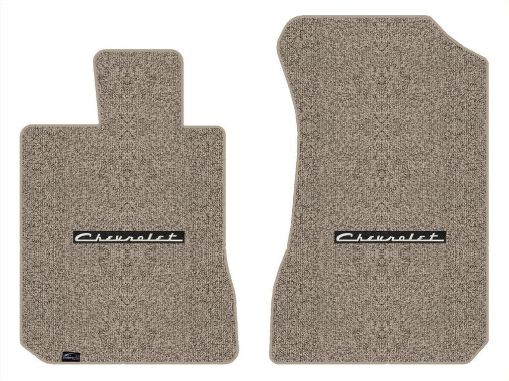 Lloyd Berber Front Carpet Mats for '69-71 Chevy Bel Air W/Silver on Black Chevy