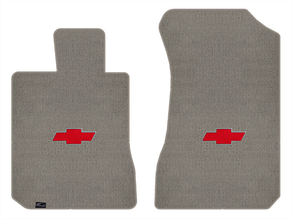 Lloyd Velourtex Front Carpet Mats for '99-04 Chevy Tracker W/Red Chevy Bowtie 1