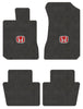 Lloyd Ultimat Front & Rear Mats for '80-81 Honda Accord W/Red on Black Honda H