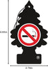 LITTLE TREES Air Fresheners Car Air Freshener. Hanging Tree Provides Long Lasting Scent for Auto or Home. Black Ice, 24 Air Fresheners