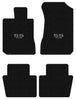Lloyd Luxe Front & Rear Mats for '73-77 Chevy Malibu W/Silver on Black SS 396
