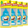 LITTLE TREES Air Fresheners Car Air Freshener. Hanging Tree Provides Long Lasting Scent for Auto or Home. Black Ice, 24 Air Fresheners