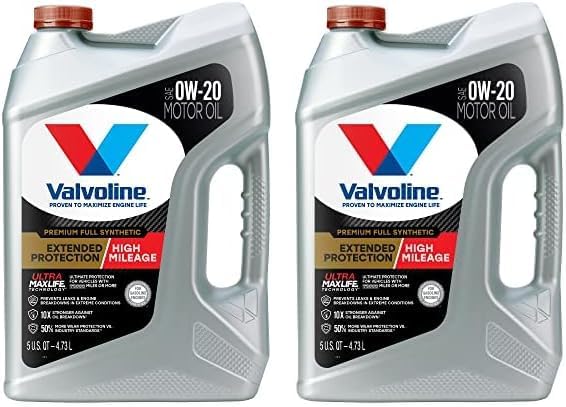 Valvoline High Mileage with MaxLife Technology SAE 5W-30 Synthetic Blend Motor Oil 5 QT