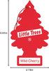 LITTLE TREES Air Fresheners Car Air Freshener. Hanging Tree Provides Long Lasting Scent for Auto or Home. Black Ice, 24 Air Fresheners