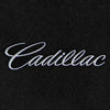 Lloyd Velourtex Front & Rear Mats for '71-73 Calais W/Silver on Black Cadillac