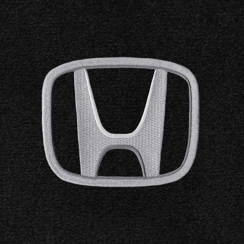 Lloyd Loop Front & Rear Mats for '84-85 Accord W/Silver on Black Honda H