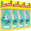 LITTLE TREES Air Fresheners Car Air Freshener. Hanging Tree Provides Long Lasting Scent for Auto or Home. Black Ice, 24 Air Fresheners