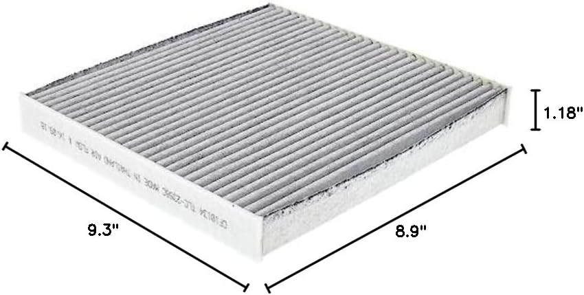 FRAM Fresh Breeze Cabin Air Filter Replacement for Car Passenger Compartment w/ Arm and Hammer Baking Soda, Easy Install, CF10134 for Honda Vehicles, white