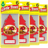 LITTLE TREES Air Fresheners Car Air Freshener. Hanging Tree Provides Long Lasting Scent for Auto or Home. Black Ice, 24 Air Fresheners