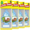 LITTLE TREES Air Fresheners Car Air Freshener. Hanging Tree Provides Long Lasting Scent for Auto or Home. Black Ice, 24 Air Fresheners
