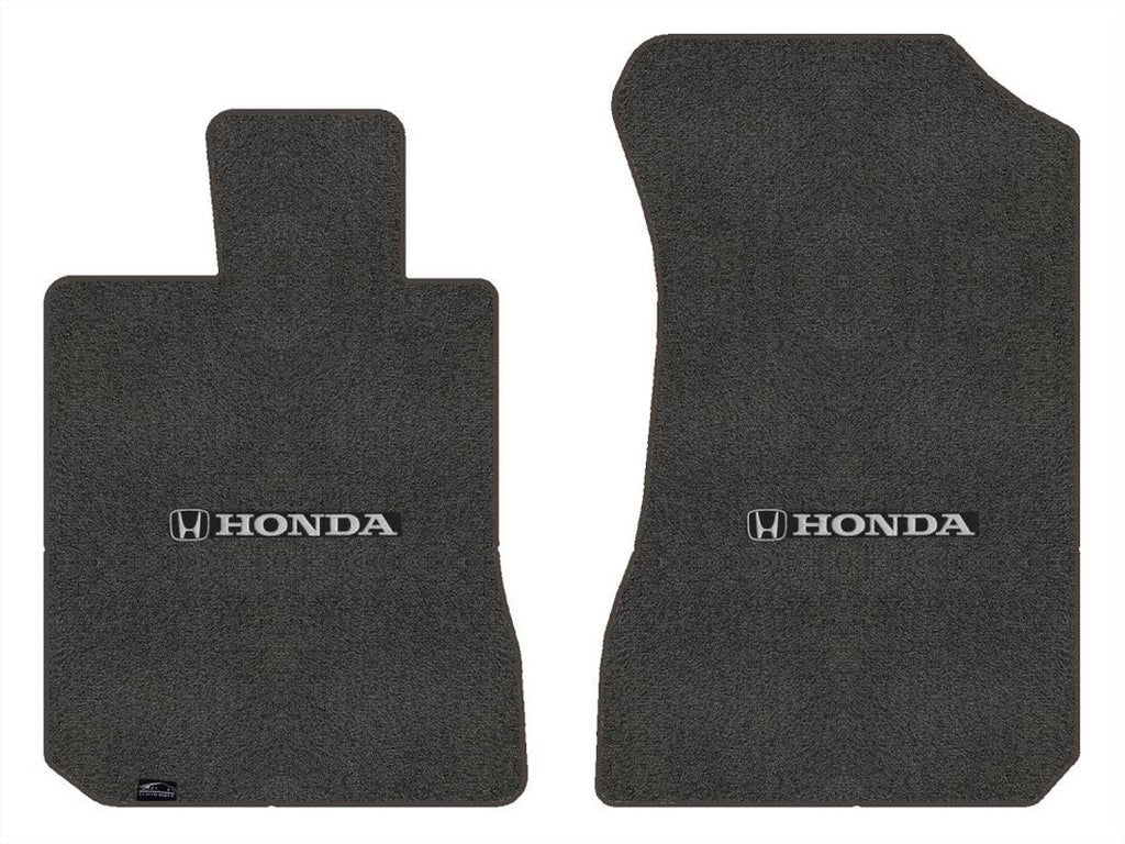 Lloyd Ultimat Front Mats for '80-81 Accord W/Silver & Black Honda H & Word Combo