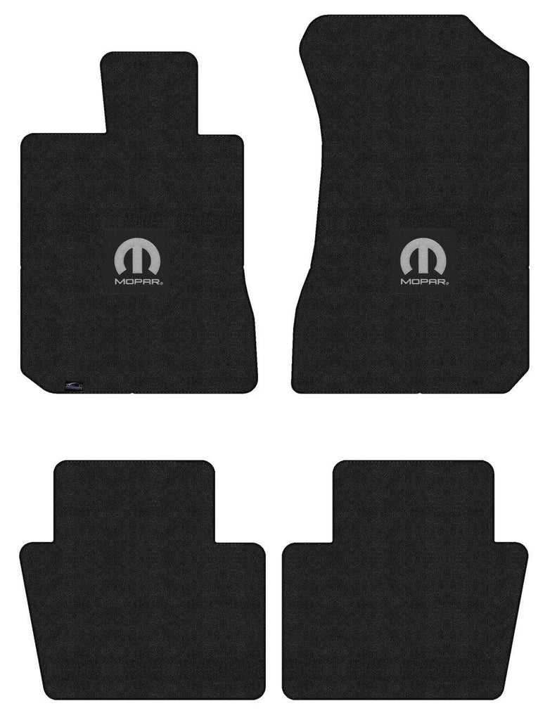 Lloyd Luxe Front & Rear Carpet Mats for '69-73 Chrysler Newport W/Black M-Mopar