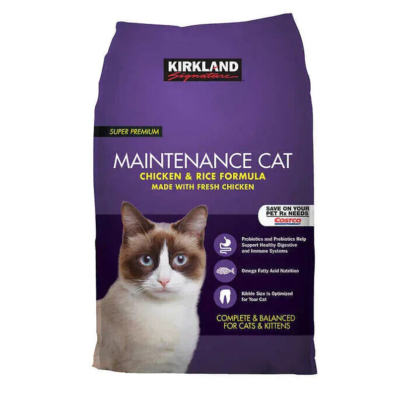 Chicken and Rice Cat Food by Kirkland Signature - 25 Lbs