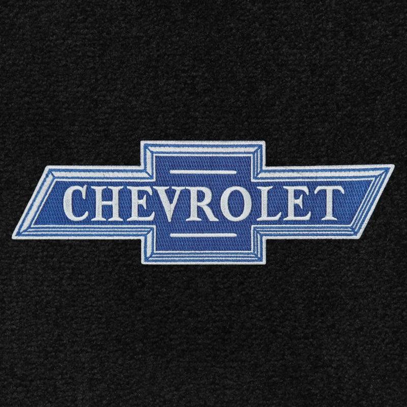 Lloyd Luxe Front Carpet Mats for '72-76 Chevy Caprice W/Chevy Vintage Bowtie