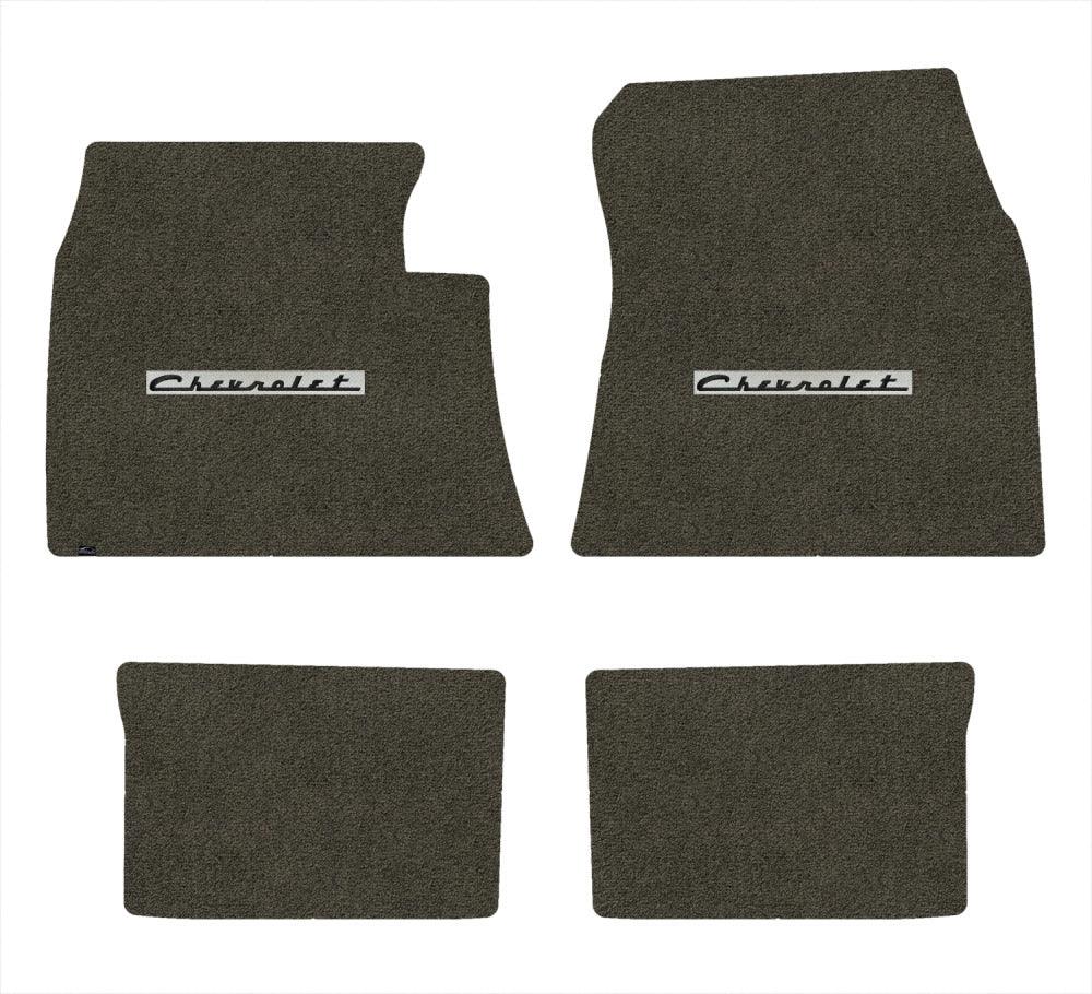 Lloyd Ultimat Front & Rear Mats for '59-60 Chevy Bel Air W/Black on Silver Chevy