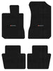 Lloyd Velourtex Front & Rear Mats for '84-85 Accord W/Red & Black Honda H & Word
