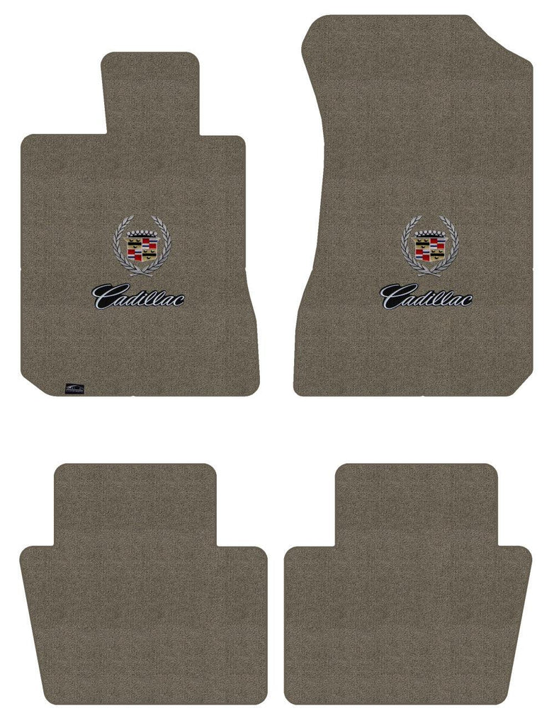 Lloyd Ultimat Front & Rear Mats for '80-85 Fleetwood W/Cadillac Crest 2 Silver O