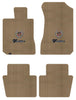 Lloyd Berber Front & Rear Mats for '74-76 Calais W/Cadillac Crest 2 Silver on Bl