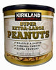 Kirkland Signature Super Extra Large Peanuts Roasted Salted Extra Crunchy 2.5 Lb