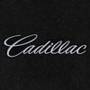 Lloyd Velourtex Front & Rear Mats for '71-73 Calais W/Silver on Black Cadillac