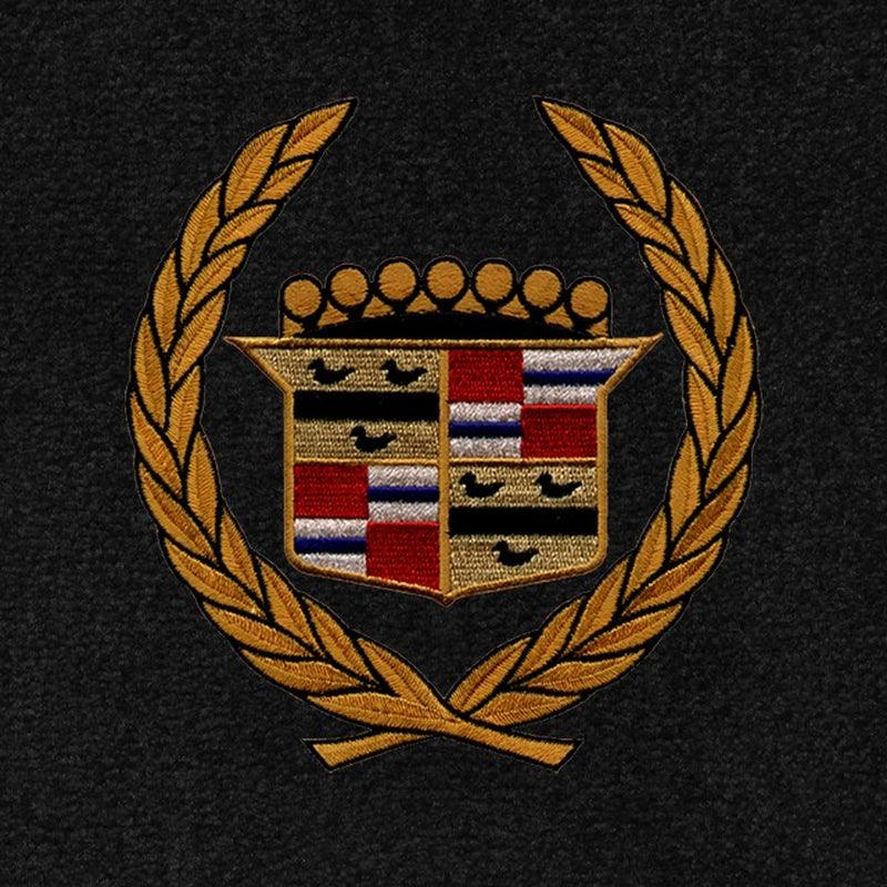 Lloyd Ultimat Front Carpet Mats for '74-76 Cadillac Calais W/Gold Cadillac Crest