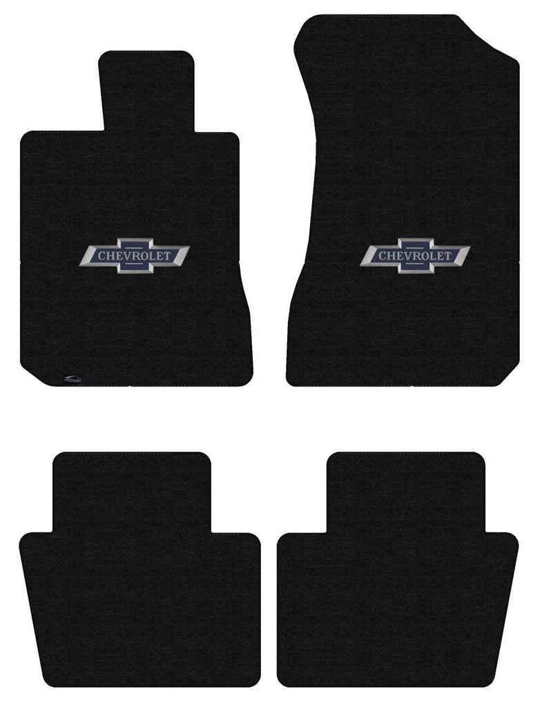Lloyd Luxe Front & Rear Carpet Mats for '98-00 Chevy Metro W/Centennial Bowtie