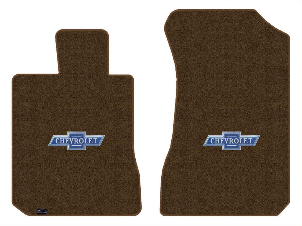 Lloyd Luxe Front Carpet Mats for '72-76 Chevy Caprice W/Chevy Vintage Bowtie