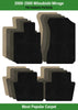 Lloyd Ultimat Front & Rear Row Carpet Mats for 2000 Mitsubishi Mirage