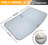 Magnelex Car Windshield Sunshade | Innovative No-Light-Pass Technology for Maximum Protection | Foldable Sun Shade Keeps Your Vehicle Cool | Fit for Cars, Trucks, and SUVs | Large (63 x 33.8 in)