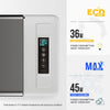 BougeRV 12 Volt Refrigerator 12V Car Fridge 23 Quart Portable Freezer Compressor Cooler 12/24V DC 110~240 Volt AC for Truck Van RV Camper SUV Travel Camping Road Trips Tailgating -8℉~50℉