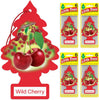 LITTLE TREES Air Fresheners Car Air Freshener. Hanging Tree Provides Long Lasting Scent for Auto or Home. Black Ice, 24 Air Fresheners