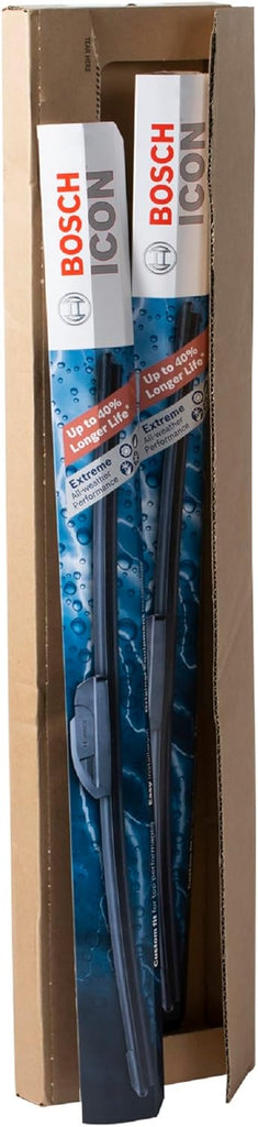 BOSCH 22A22B ICON Beam Wiper Blades - Driver and Passenger Side - Set of 2 Blades (22A & 22B)
