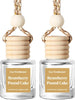 HoogaLife Car Air Freshener Diffuser 2 Pack Hanging Air Freshener Diffuser - Vanilla Cream Fragrance Oil Air D iffuser for Car, 45+ days Long Lasting Fragrance Made in USA C ar Air Fresheners
