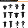 GOOACC 238Pcs Trim Removal Tool, Auto Push Pin Bumper Retainer Clip Set Fastener Terminal Remover Tool Adhesive Cable Clips Pry Kit Car Panel Radio Removal Auto Clip Pliers (GRC-207)