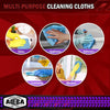 AIDEA Microfiber Cleaning Cloth, 50PK, Microfiber Towels for Cars, Premium All Purpose Car Cloths, Dusting Cloth Cleaning Rags, Absorbent Towels for SUVs, House, Kitchen, Window, 12"×12"