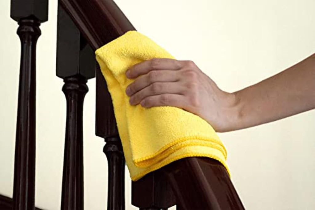 Kirkland Signature Ultra Plush Microfiber Towel, Yellow, 16 in x 16 in, 36-count