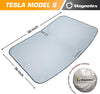 Magnelex Car Windshield Sunshade | Innovative No-Light-Pass Technology for Maximum Protection | Foldable Sun Shade Keeps Your Vehicle Cool | Fit for Cars, Trucks, and SUVs | Large (63 x 33.8 in)